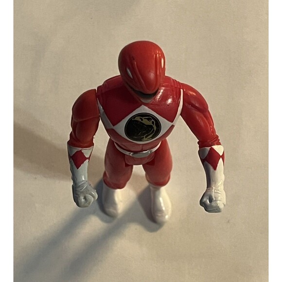Vintage 1995 Saban Red Power Ranger 4 Inch Action Figure Toy Rangers - Picture 2 of 6